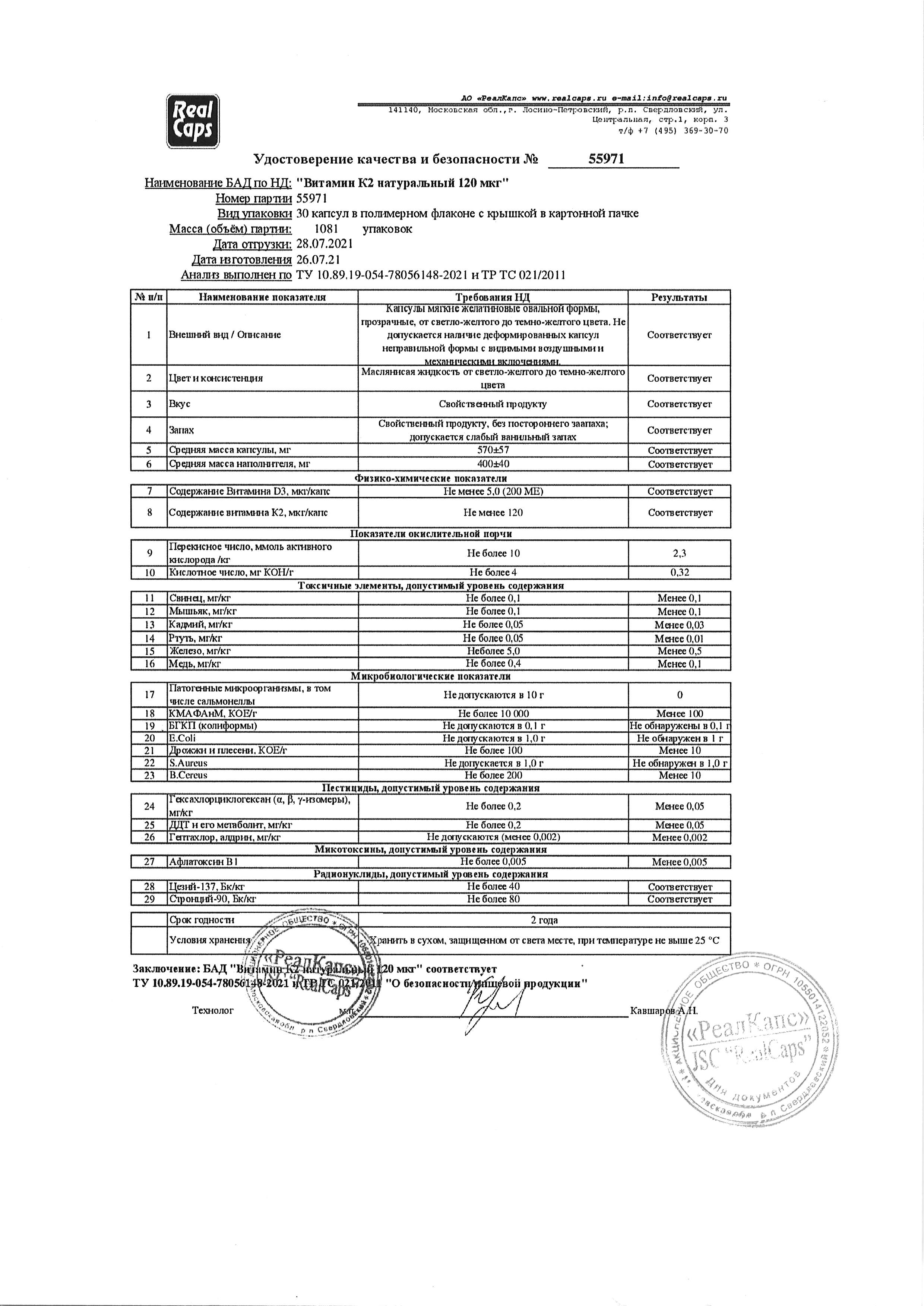 Паспорт №072021